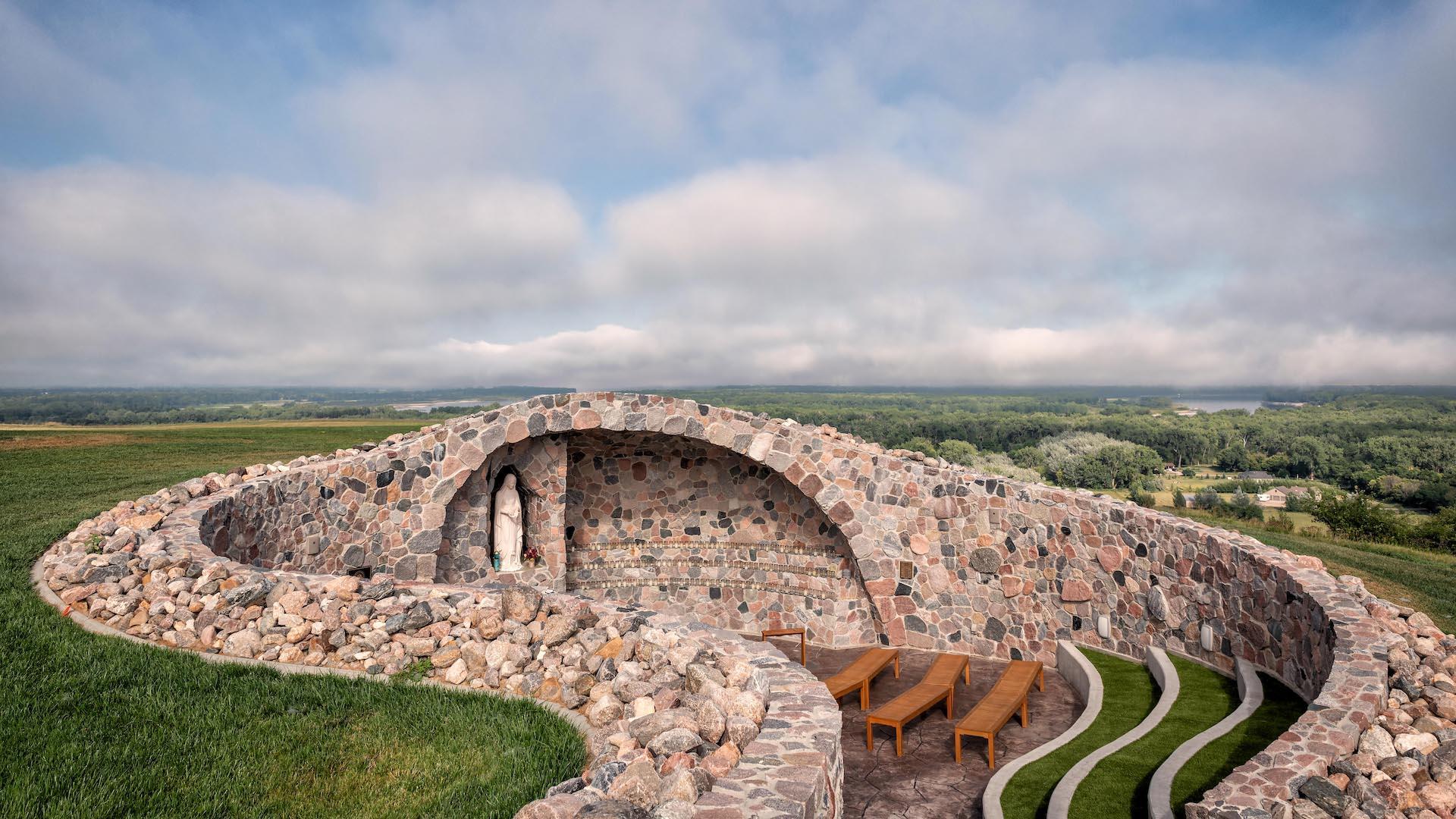 Aerial View of the Grotto